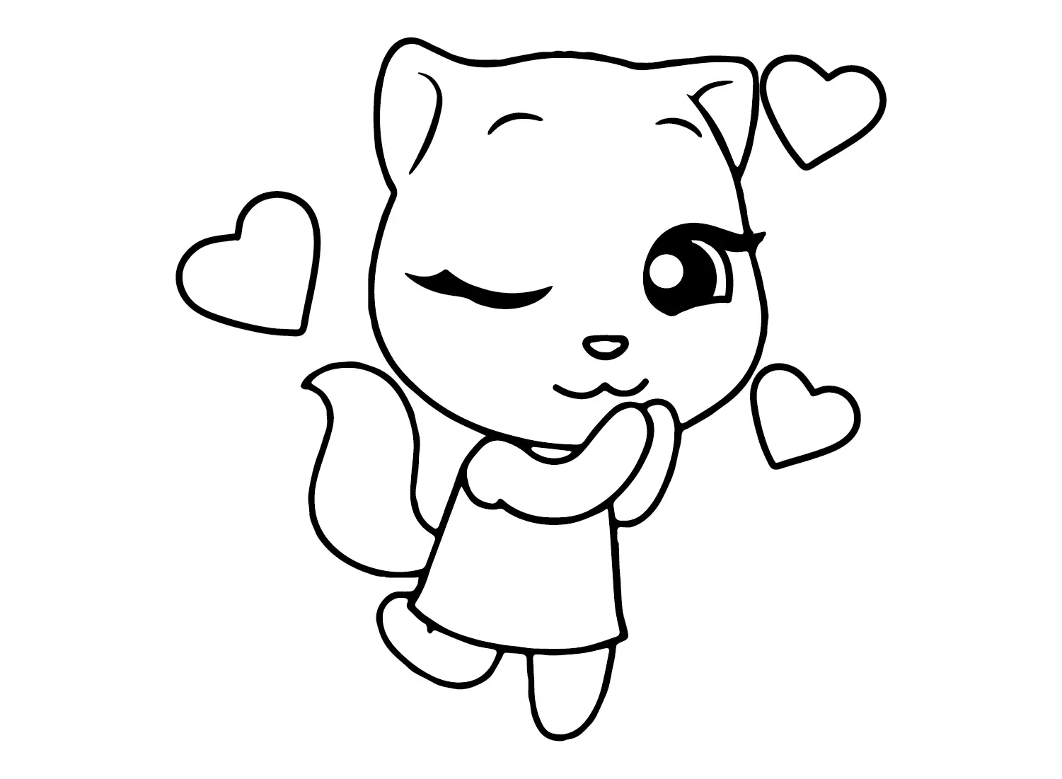 Talking Angela Coloring Pages 3