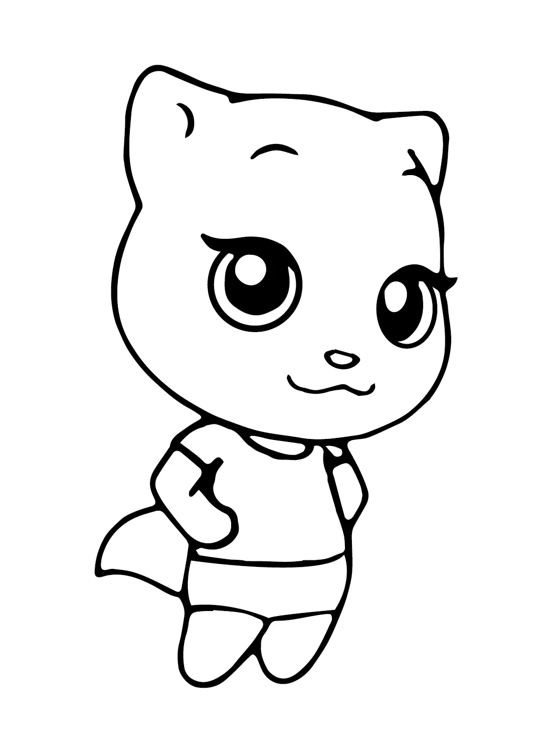 Talking Angela Coloring Pages 5