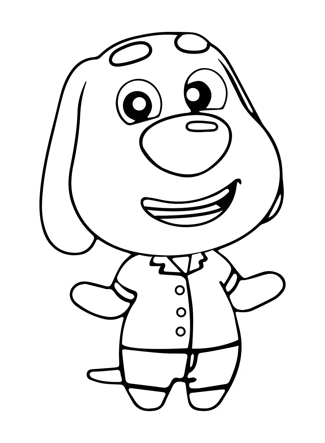Talking Ben Coloring Pages 2