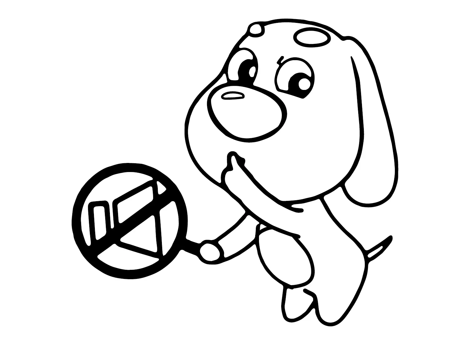 Talking Ben Coloring Pages 4