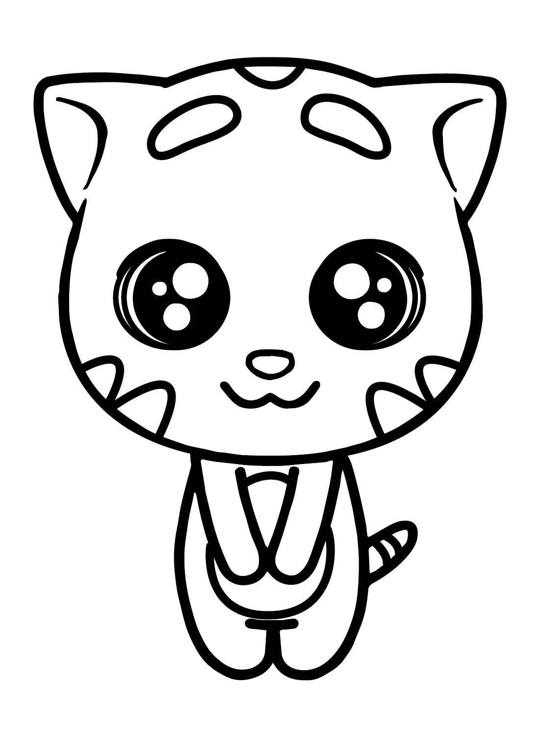 Talking Ginger Coloring Pages 9
