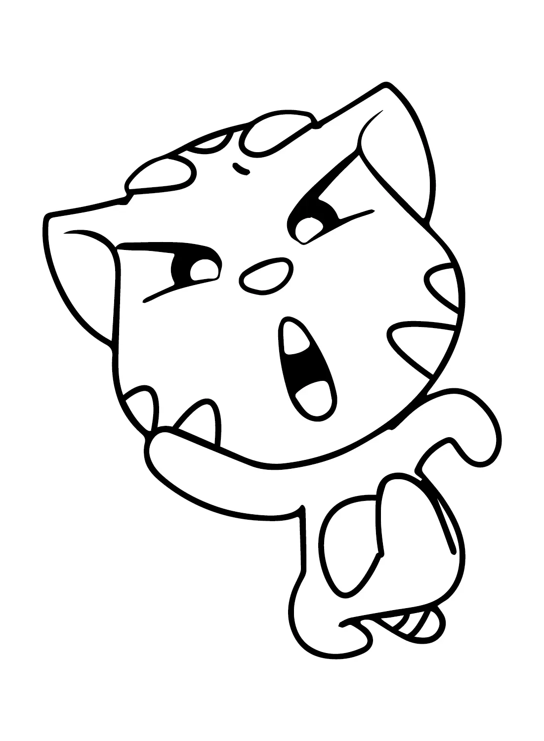 Talking Tom Coloring Pages 25