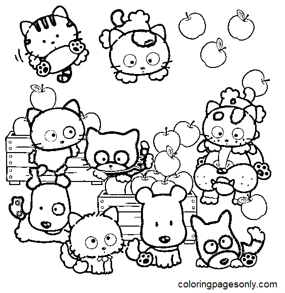 Tama Y Sus Amigos Para Colorear 5