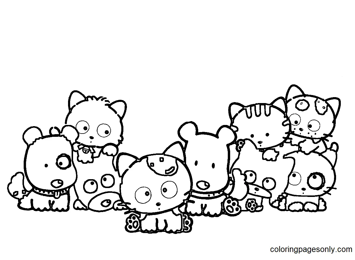 Tama Y Sus Amigos Para Colorear 6