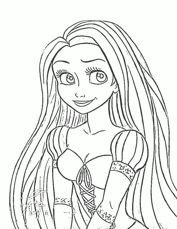 Rapunzel Ausmalbilder 41
