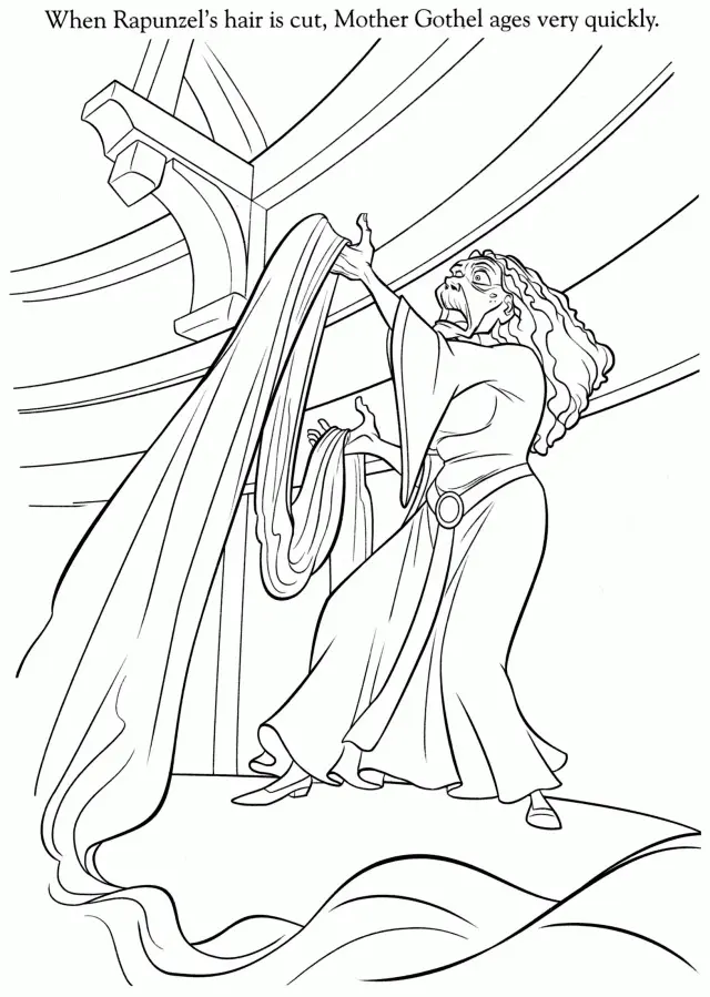 Rapunzel Ausmalbilder 60