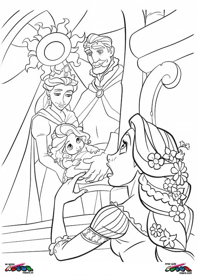 Rapunzel Ausmalbilder 62
