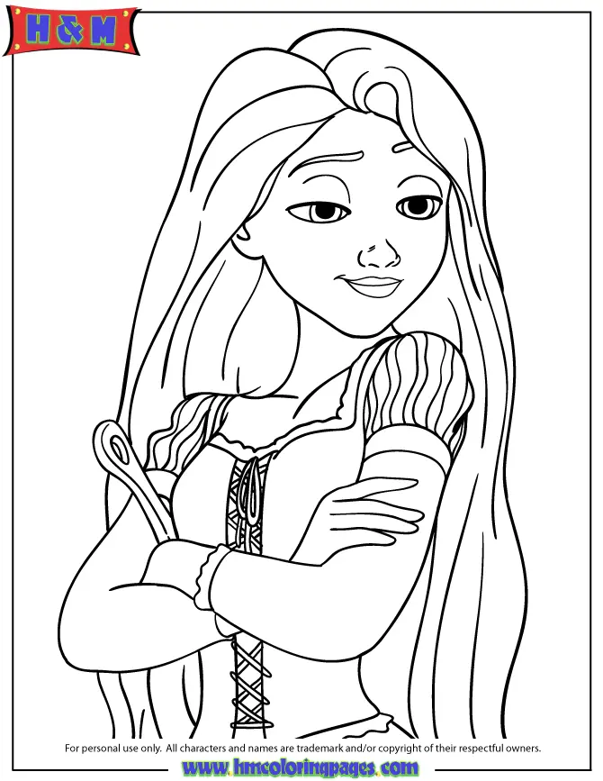 Rapunzel Ausmalbilder 64