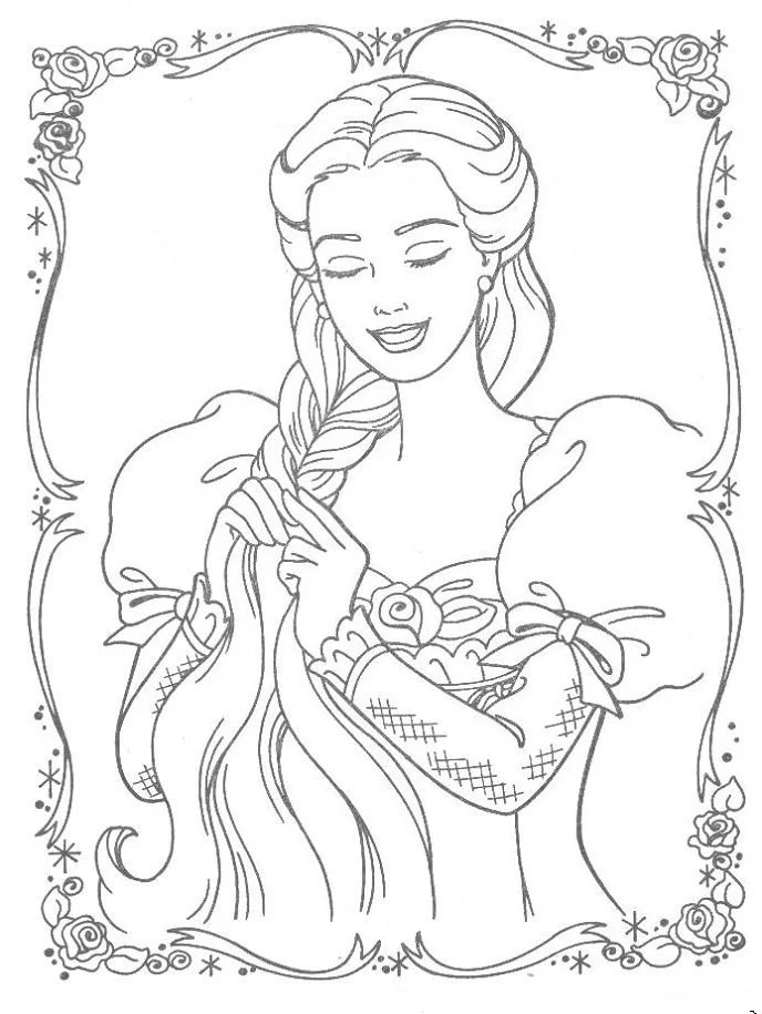 Rapunzel Ausmalbilder 32