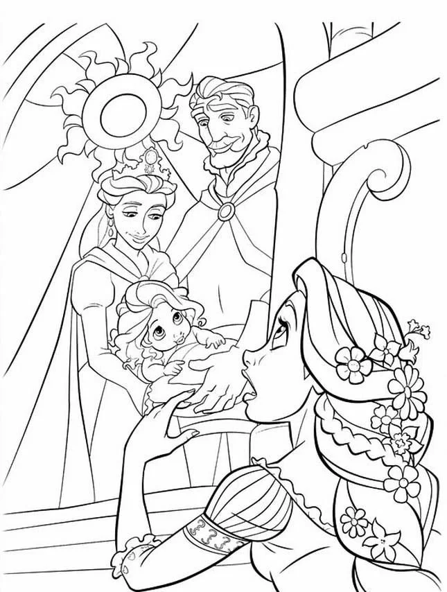 Rapunzel Ausmalbilder 74