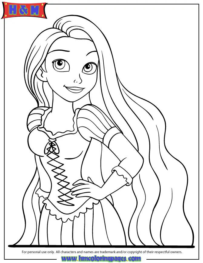 Rapunzel Ausmalbilder 77