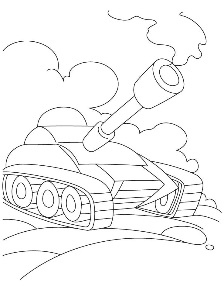 Desenhos de Tanque Do Exercito Para Colorir 101