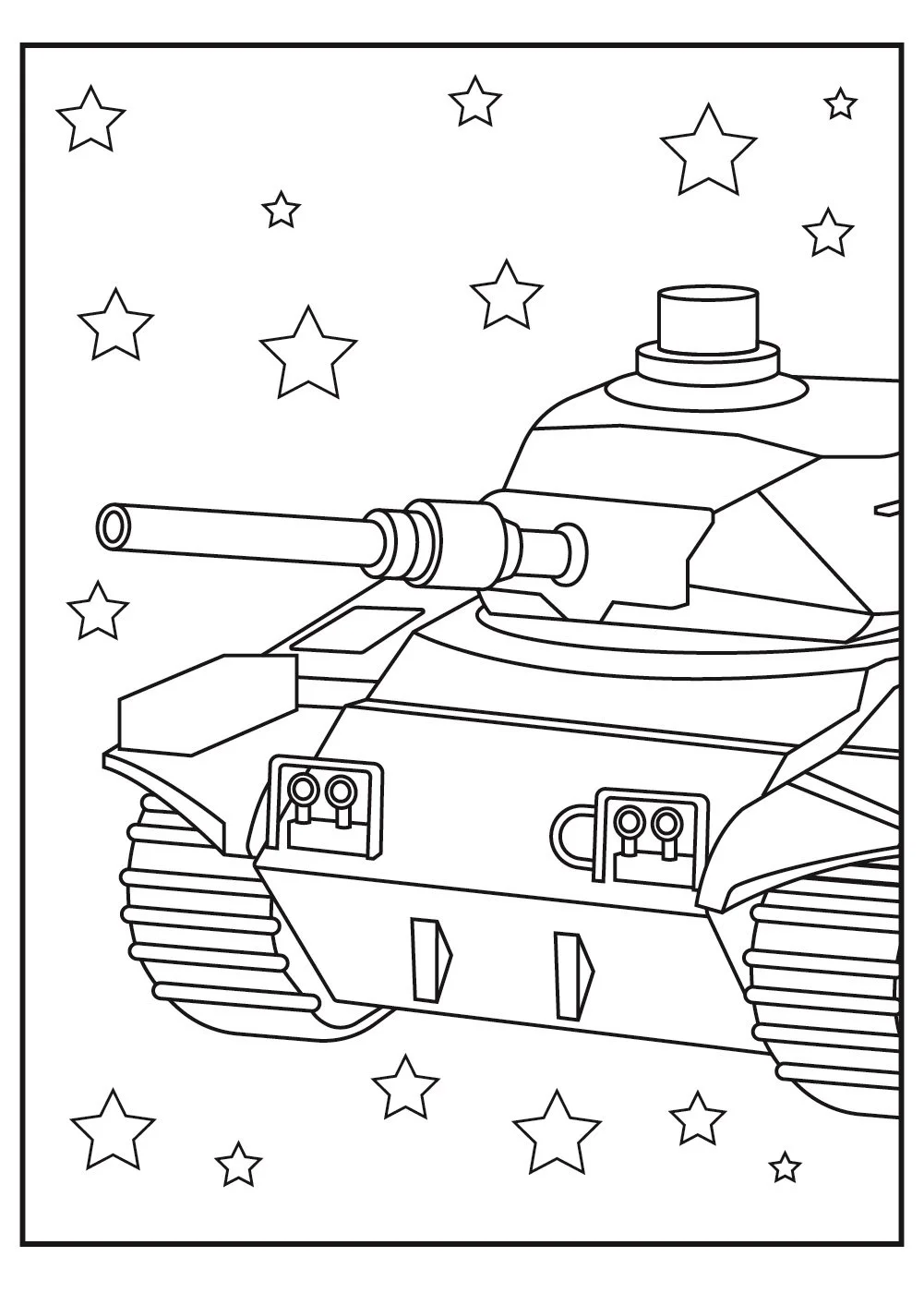 Desenhos de Tanque Do Exercito Para Colorir 104