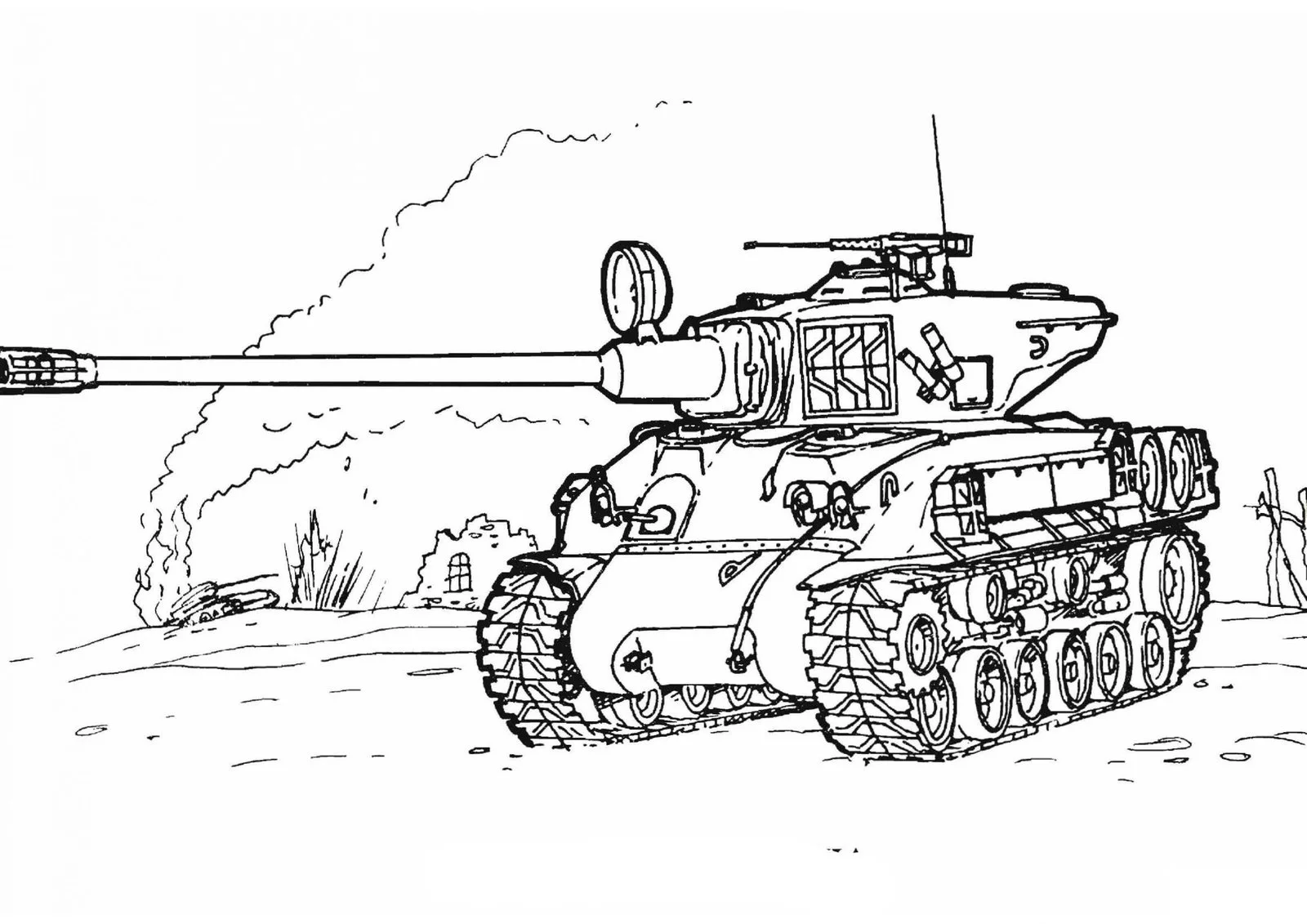 Desenhos de Tanque Do Exercito Para Colorir 107