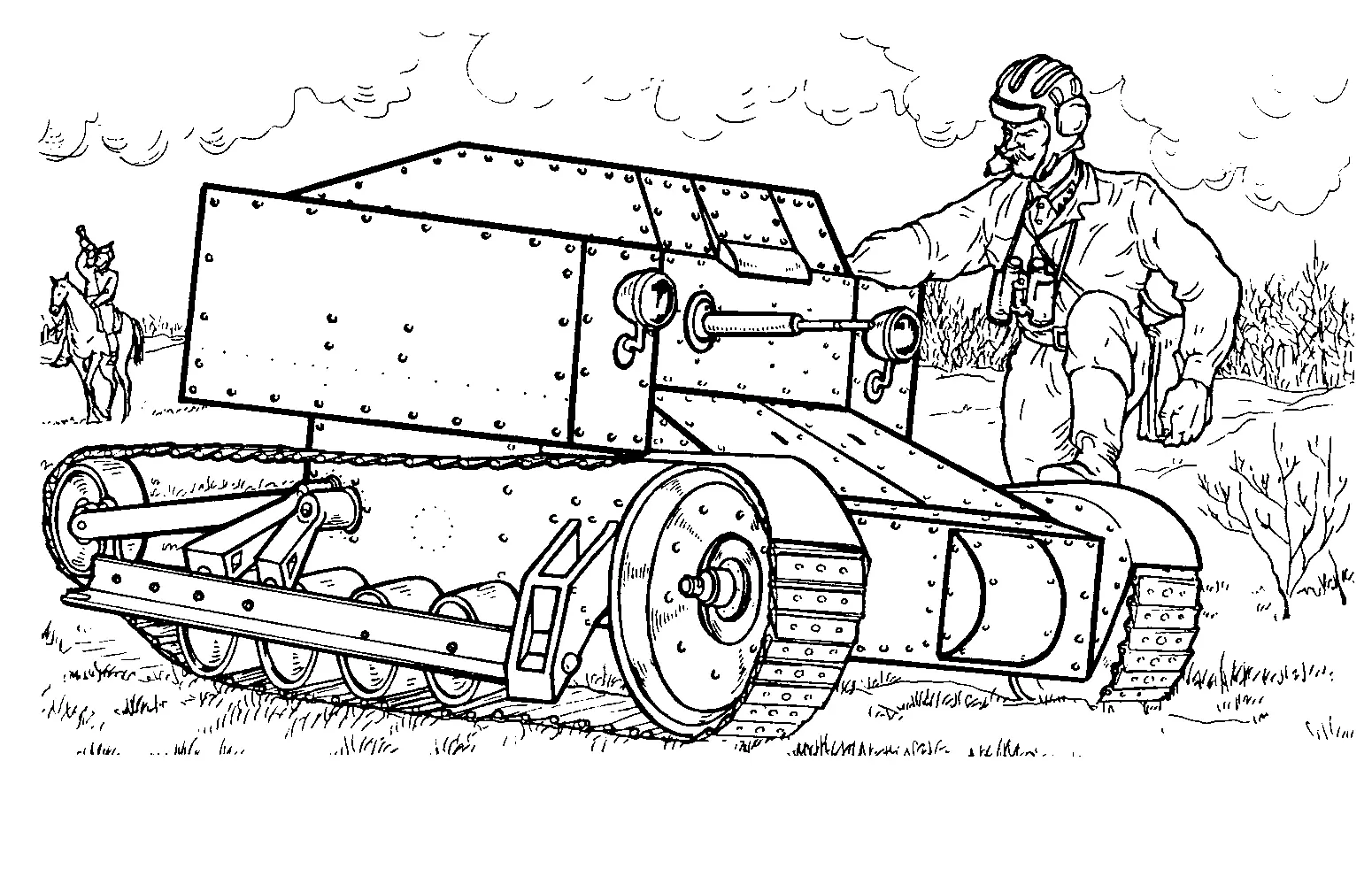 Desenhos de Tanque Do Exercito Para Colorir 115