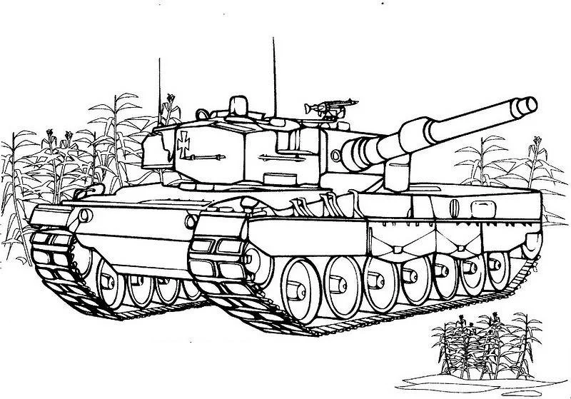 Desenhos de Tanque Do Exercito Para Colorir 17