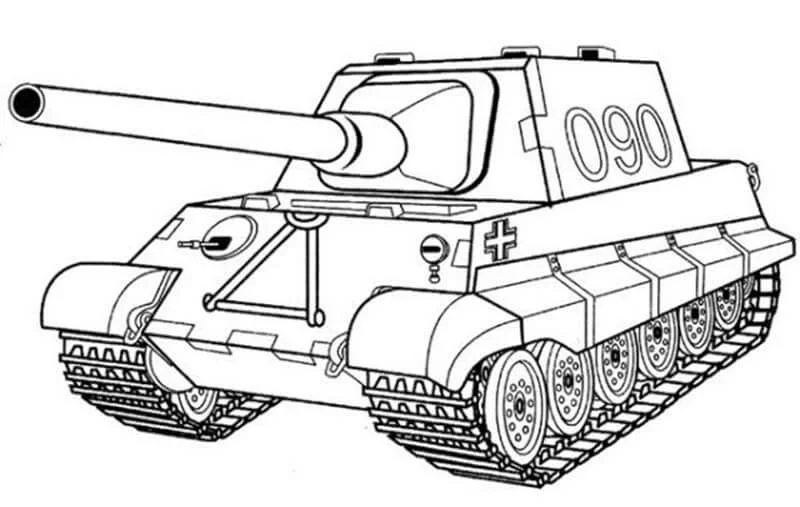 Desenhos de Tanque Do Exercito Para Colorir 22