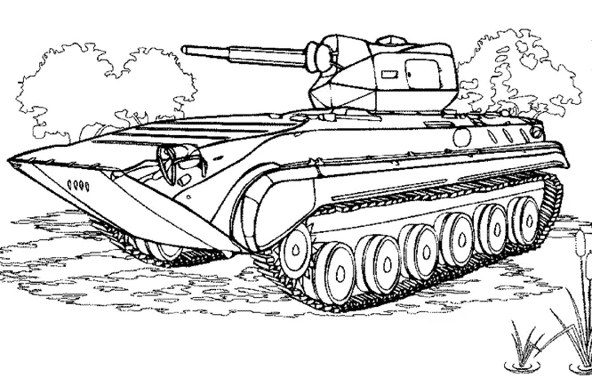 Desenhos de Tanque Do Exercito Para Colorir 45