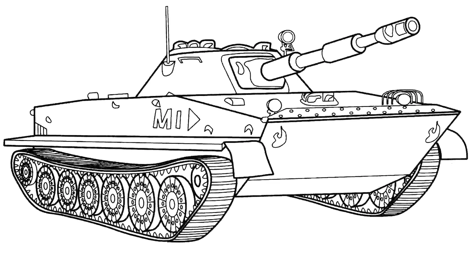 Desenhos de Tanque Do Exercito Para Colorir 48