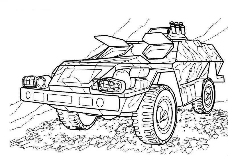 Desenhos de Tanque Do Exercito Para Colorir 56