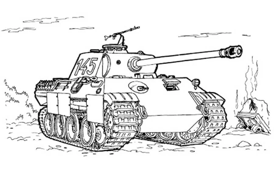 Desenhos de Tanque Do Exercito Para Colorir 62