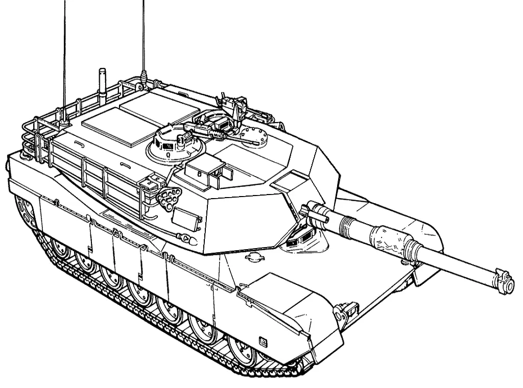 Desenhos de Tanque Do Exercito Para Colorir 66
