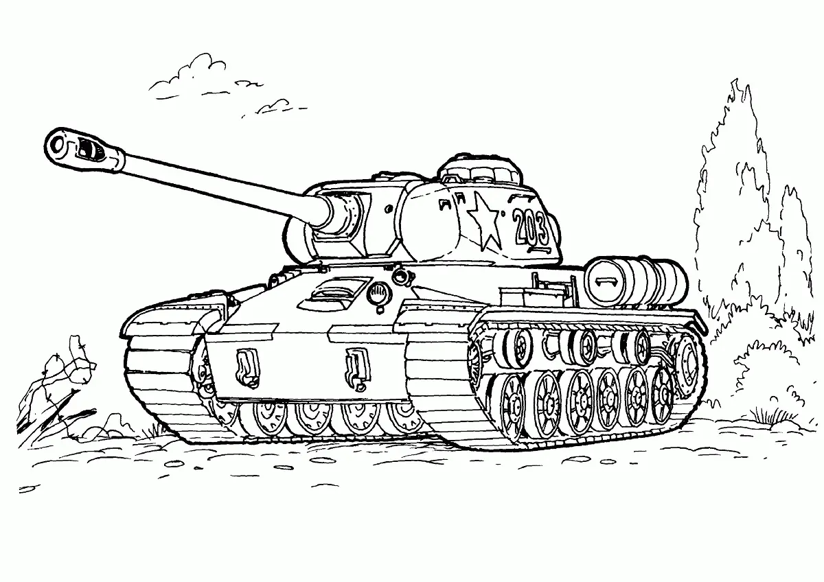 Desenhos de Tanque Do Exercito Para Colorir 71