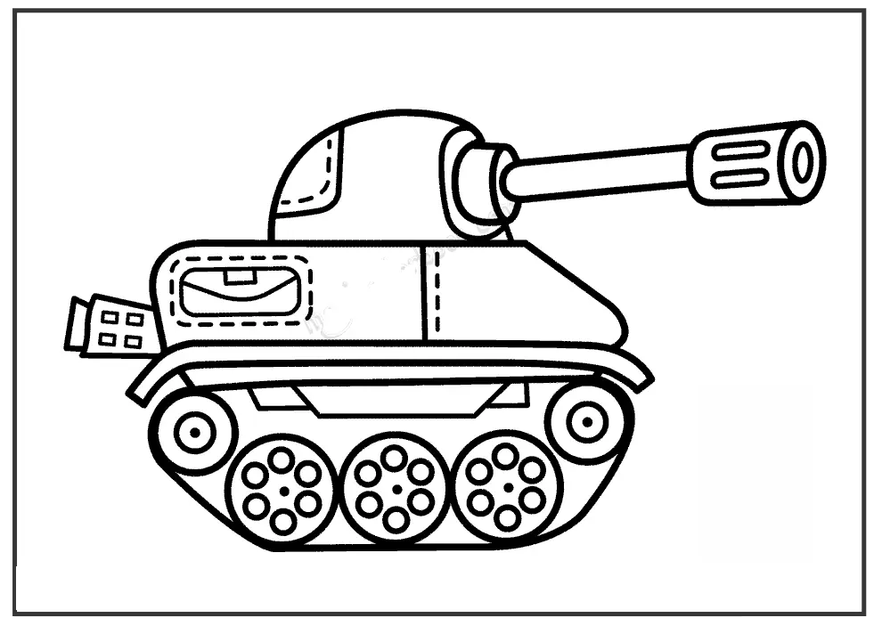 Desenhos de Tanque Do Exercito Para Colorir 75