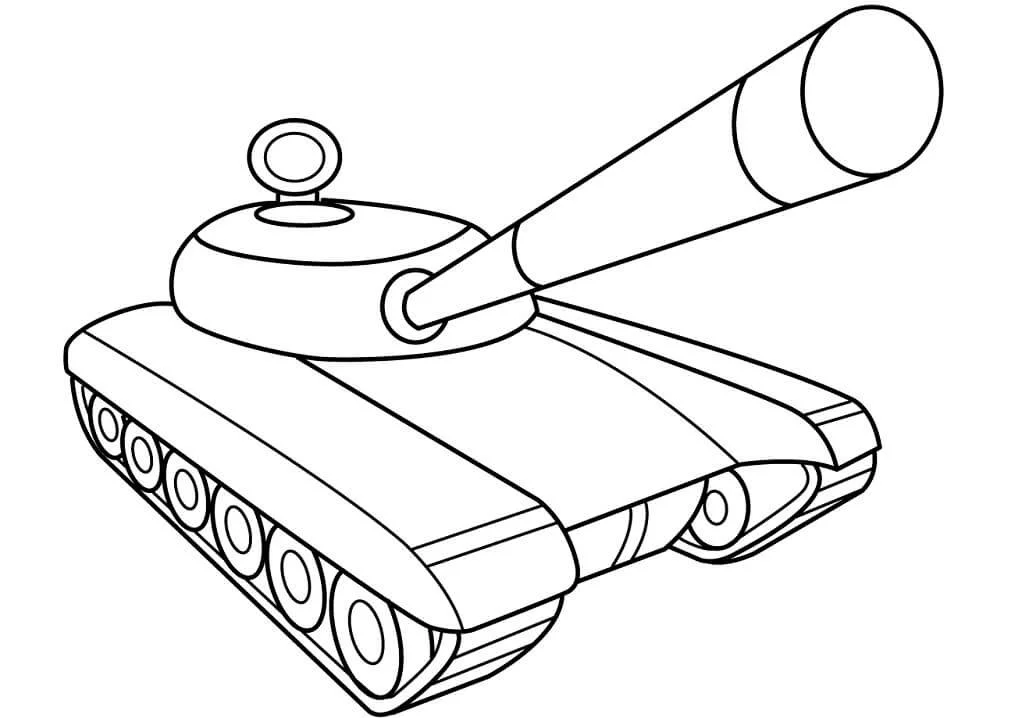 Desenhos de Tanque Do Exercito Para Colorir 8