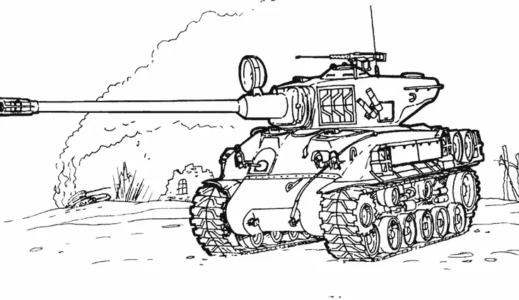Desenhos de Tanque Do Exercito Para Colorir 97