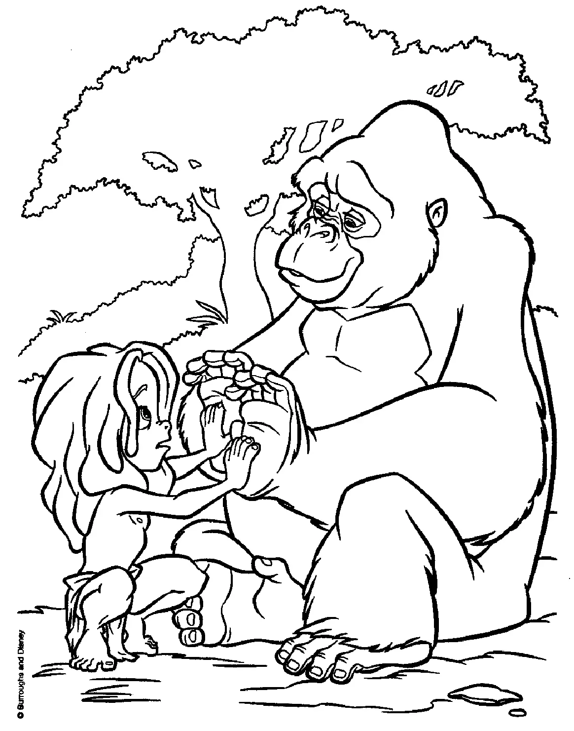 Tarzan Ausmalbilder 11
