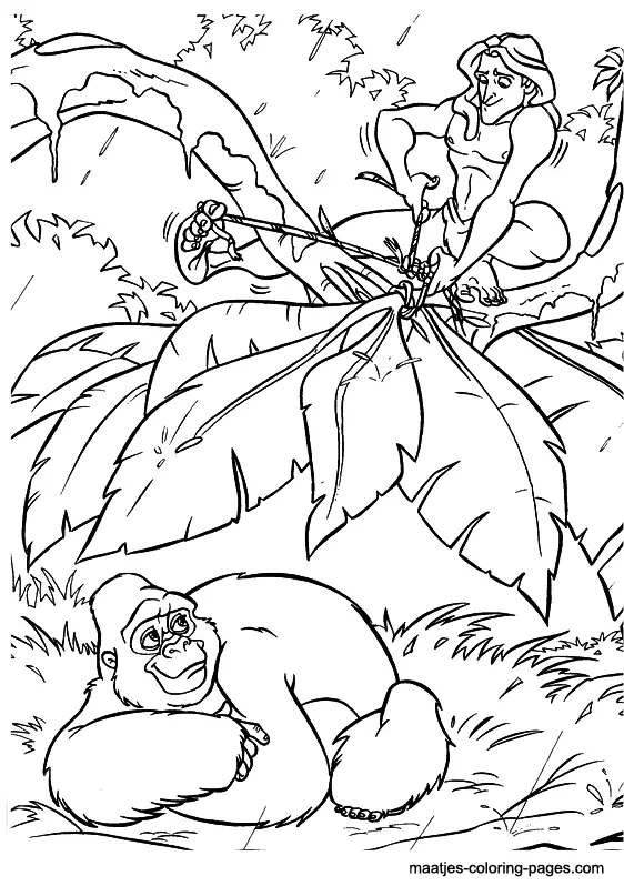 Tarzan Ausmalbilder 12