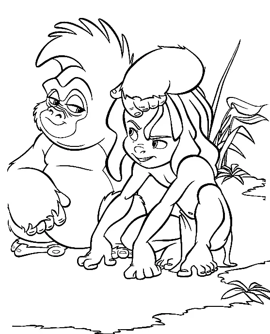 Tarzan Ausmalbilder 15