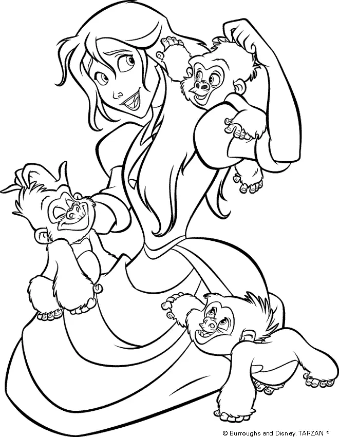 Tarzan Ausmalbilder 23