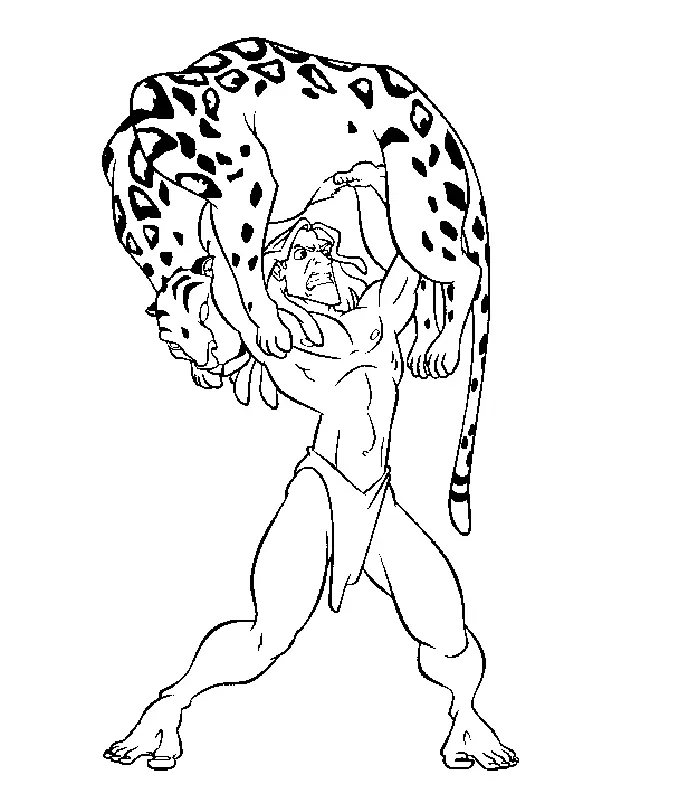 Tarzan Ausmalbilder 26