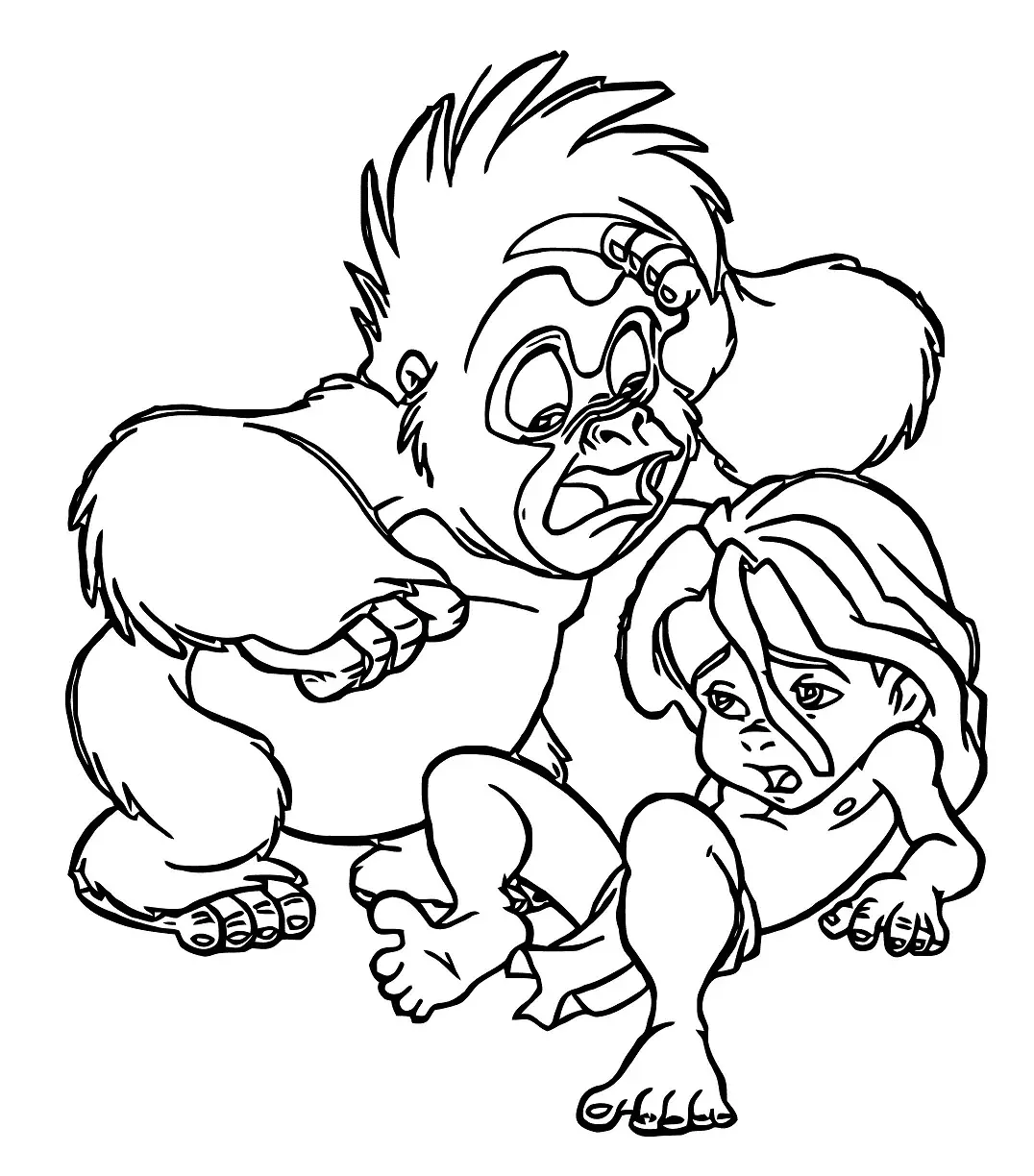 Tarzan Ausmalbilder 40