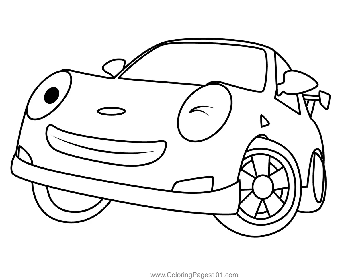 Tayo the Little Bus Coloring Pages 4