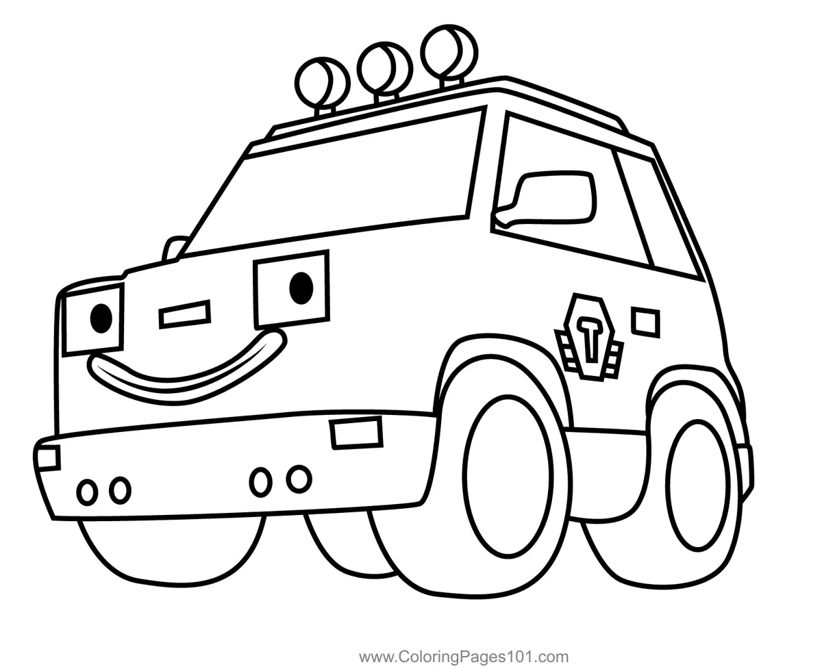 Tayo the Little Bus Coloring Pages 5