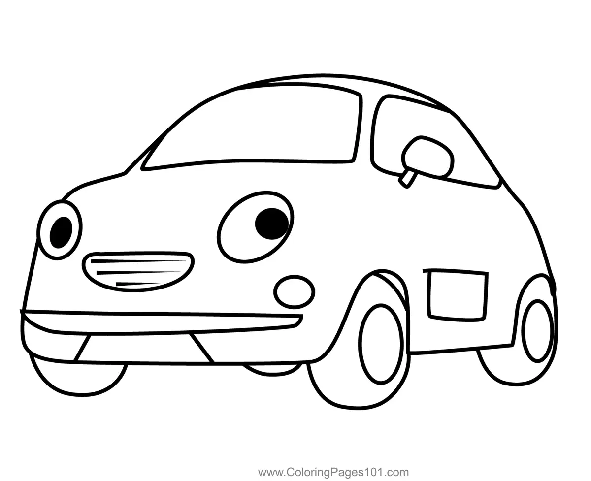 Tayo the Little Bus Coloring Pages 6
