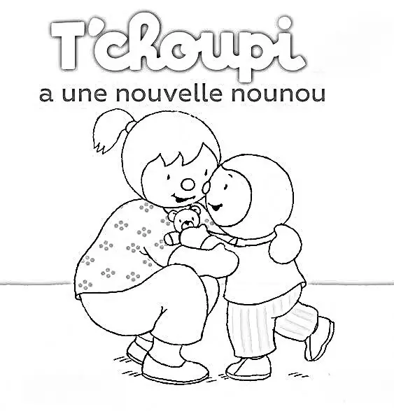 Tchoupi para Colorear 72