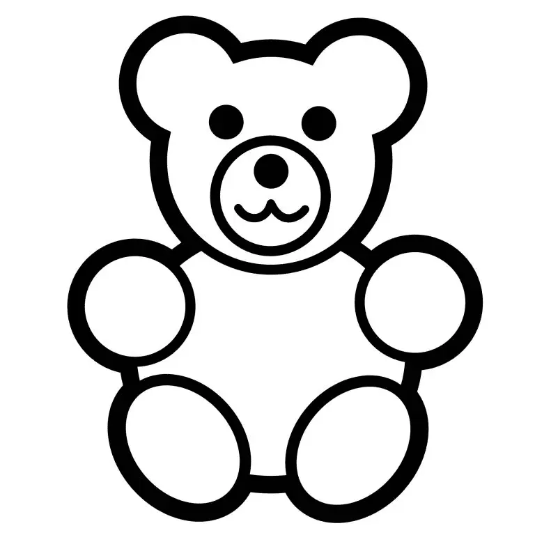 Osos De Peluche Para Colorear 24