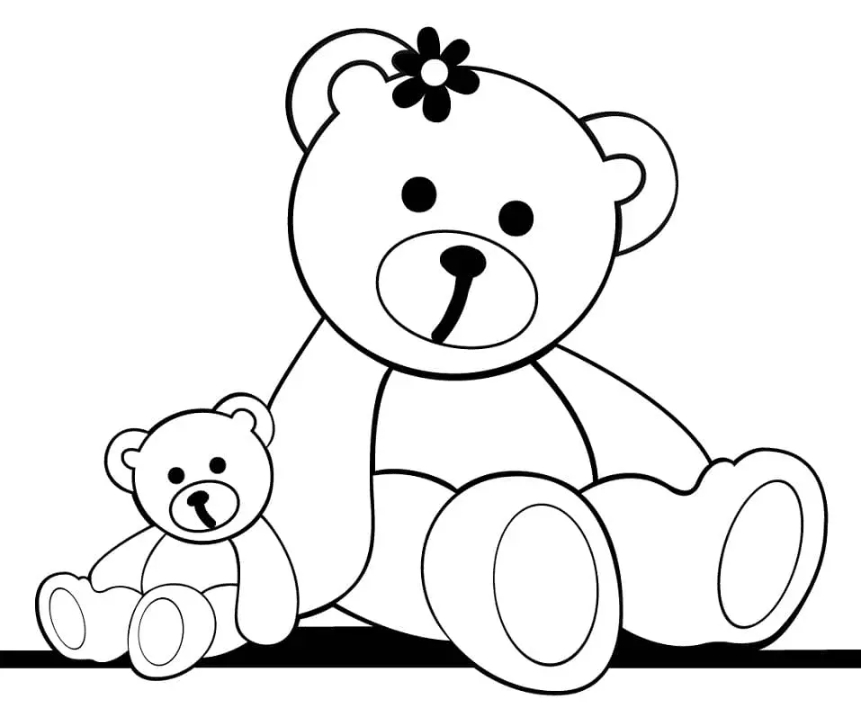 Osos De Peluche Para Colorear 8
