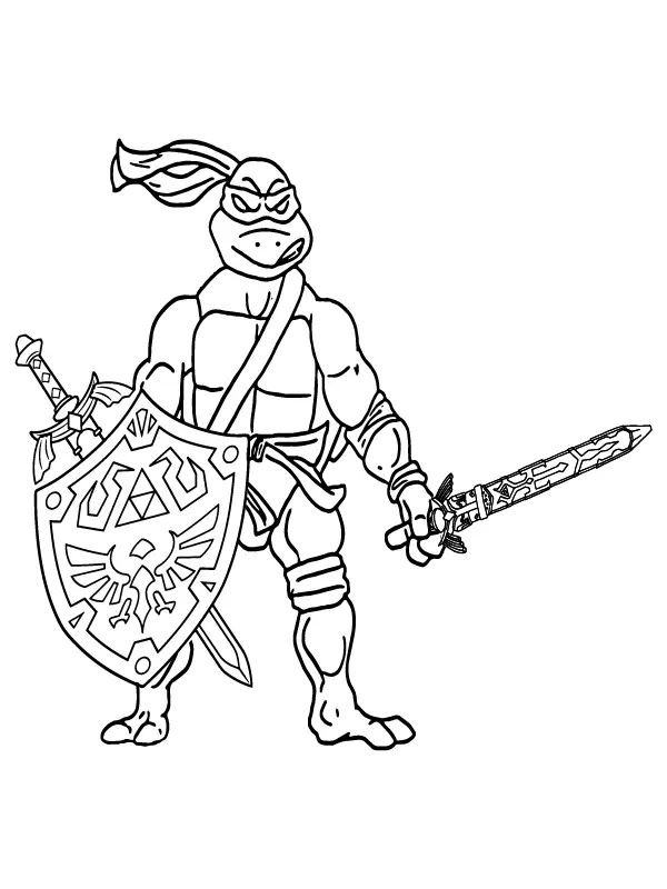 Teenage Mutant Ninja Turtles Coloring Pages 15