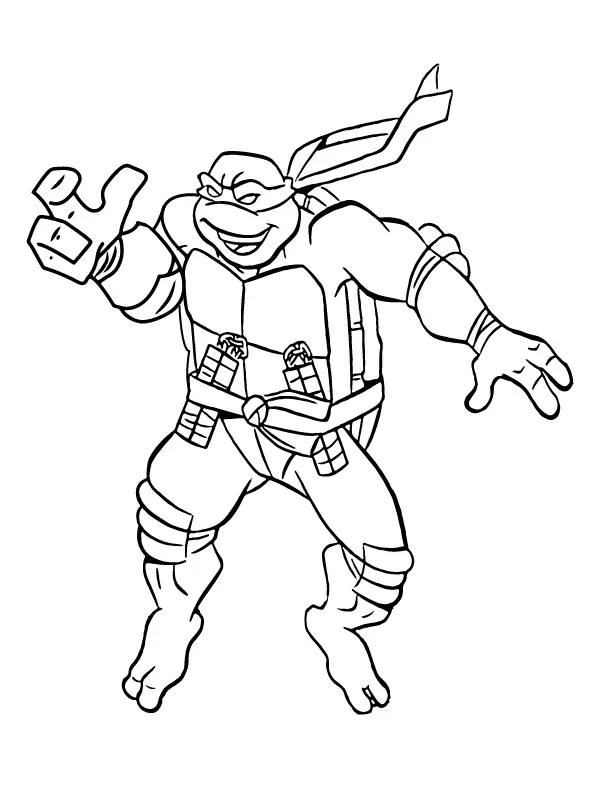 Teenage Mutant Ninja Turtles Coloring Pages 6