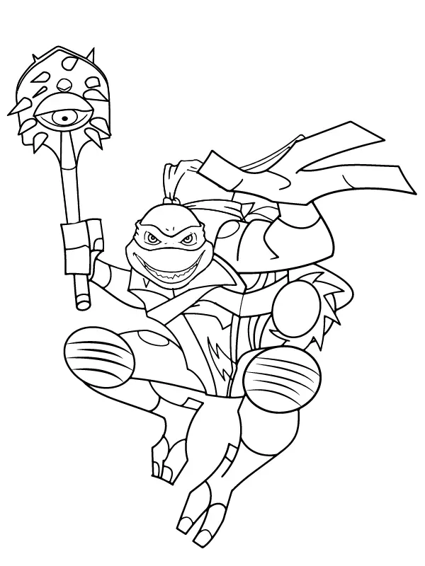 Teenage Mutant Ninja Turtles Coloring Pages 9