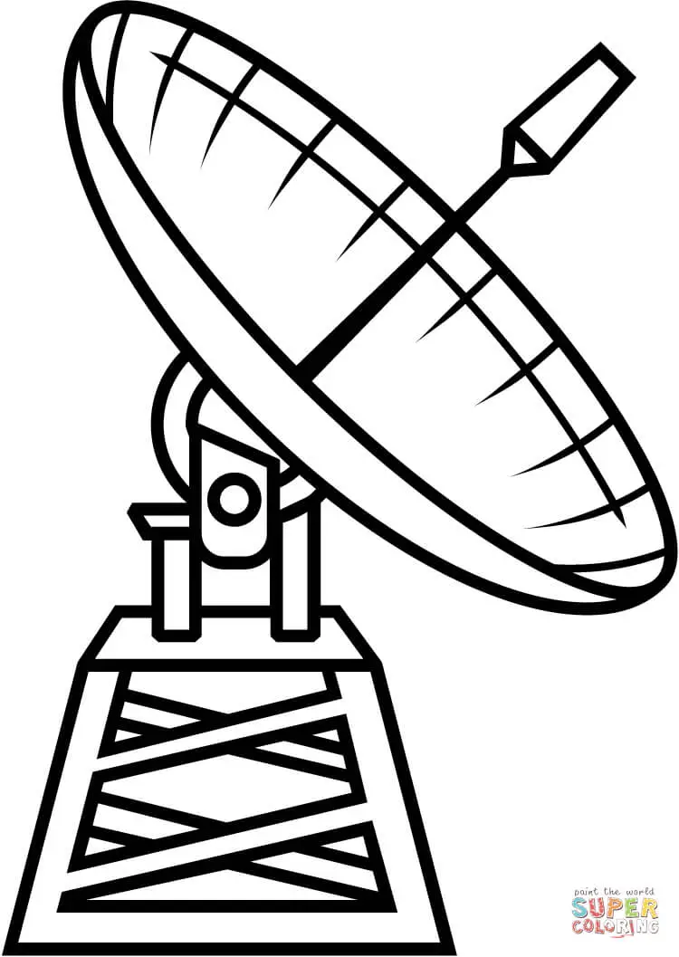 Telescope coloring pages 22