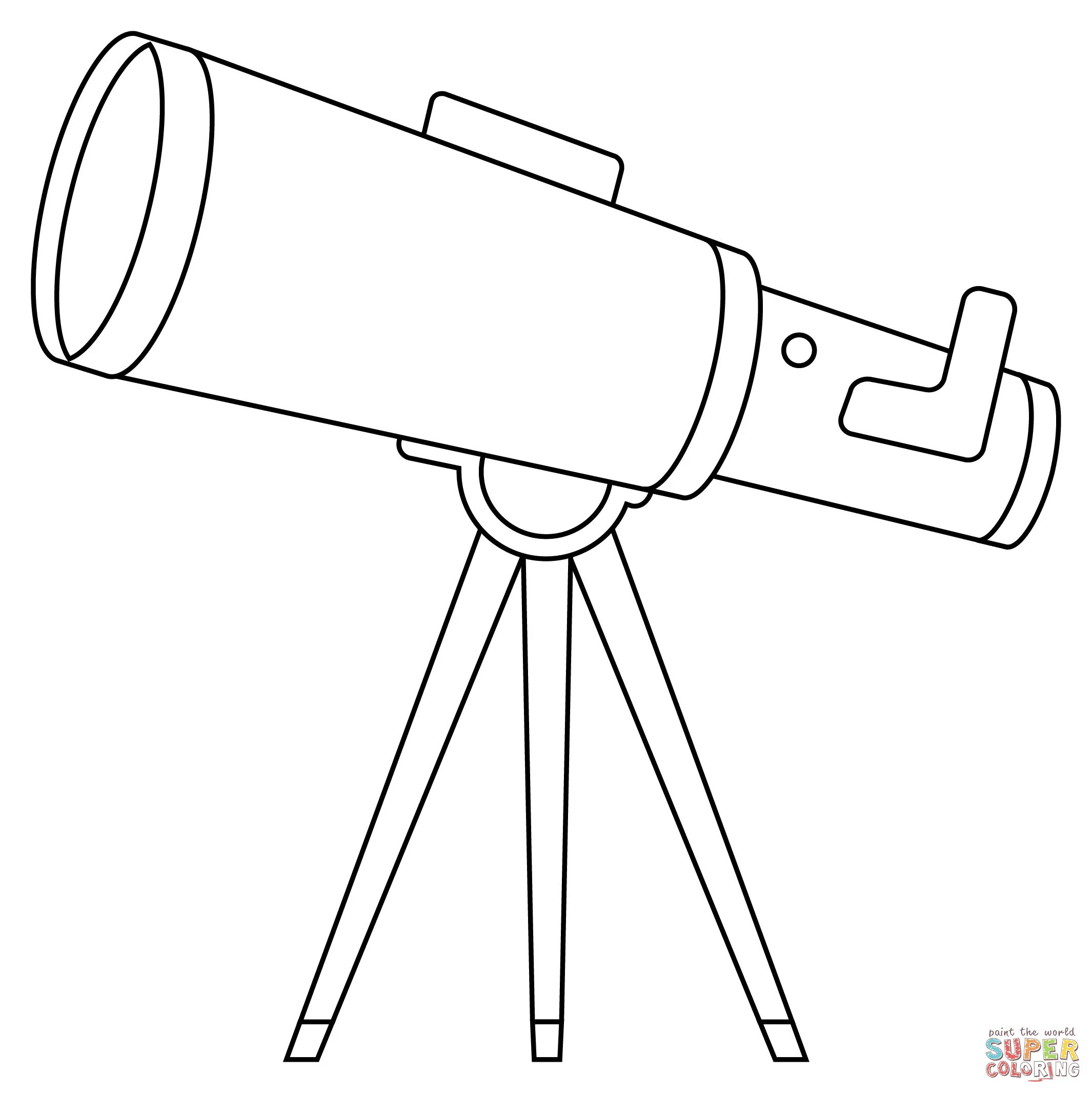 Telescope coloring pages 5