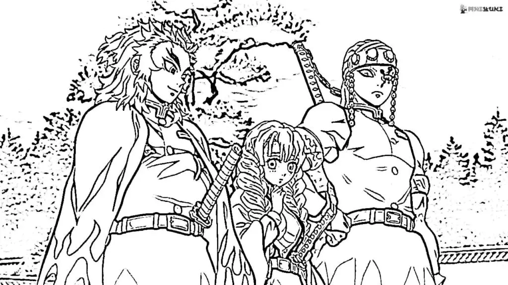 Tengen Uzui Para Colorear 19
