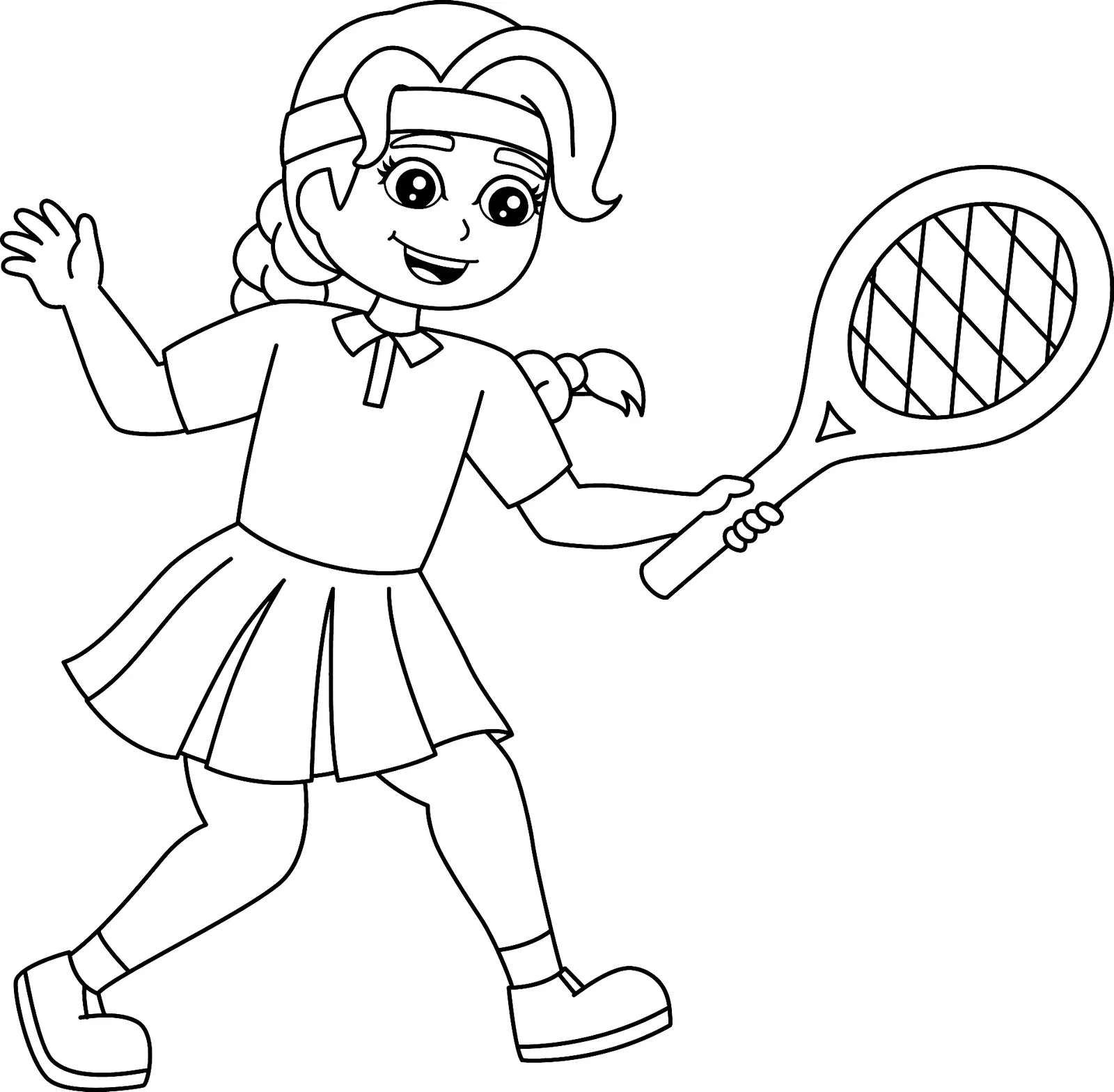 Tennis Coloring Pages 12