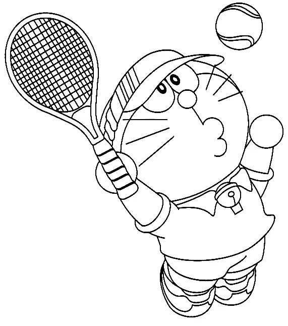 Tennis Coloring Pages 2